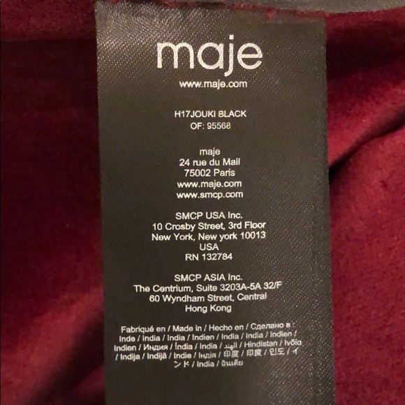 HOLD Leather Mini Skirt with Red Velvet Lining - Picture 3 of 8